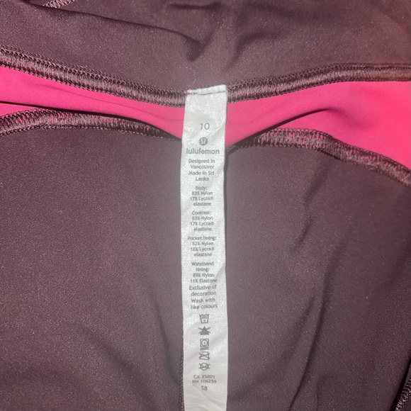 lululemon athletica Wake & Train Tight 28" Star Ruby 2 Leggings - Picture 5 of 6